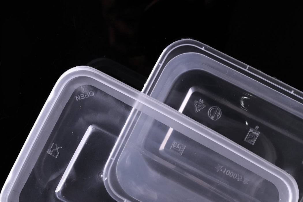 กล่องอาหาร 1000ml มีฝาปิด PPใส (300ใบ) Food Grade กล่องอาหารเข้าไมโครเวฟได้ - LUCKYFRIEND Thailand