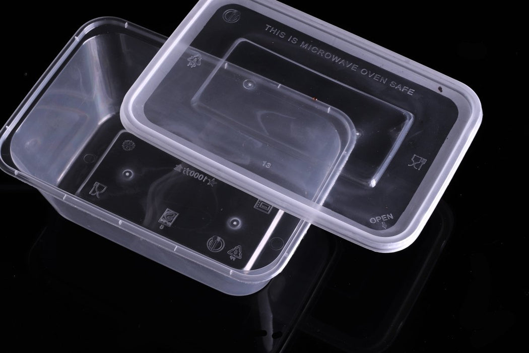 กล่องอาหาร 1000ml มีฝาปิด PPใส (300ใบ) Food Grade กล่องอาหารเข้าไมโครเวฟได้ - LUCKYFRIEND Thailand