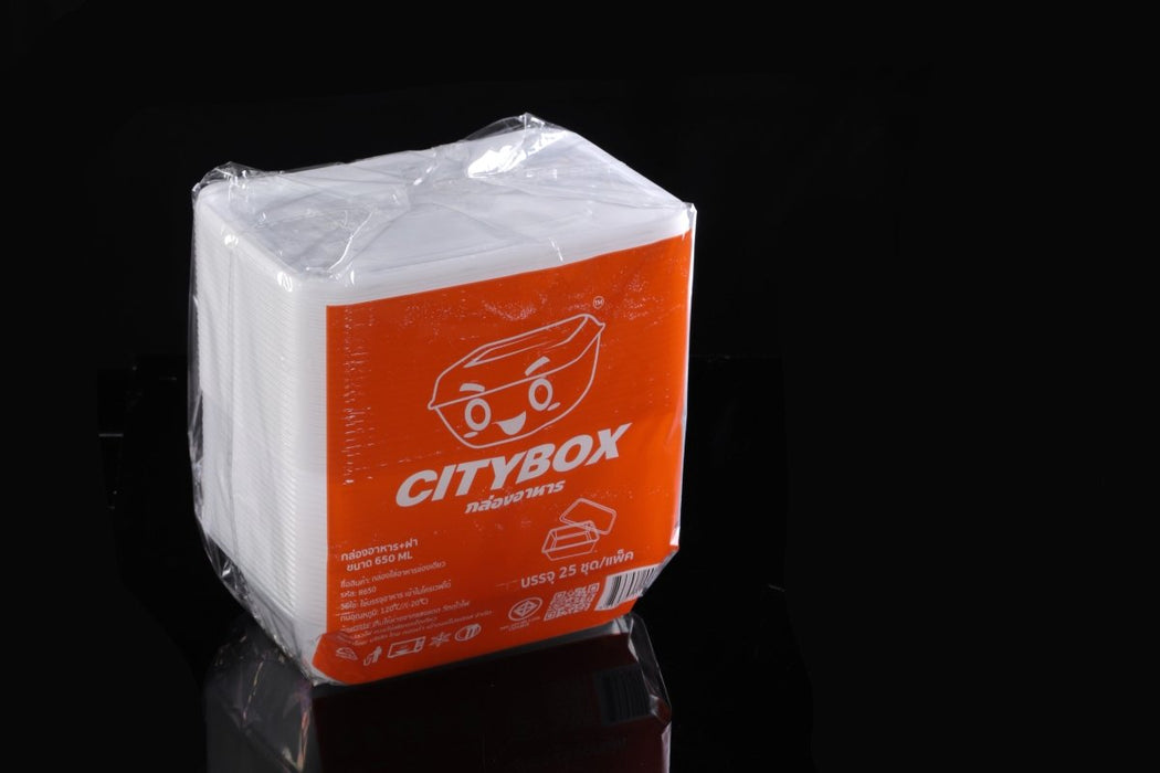 กล่องอาหาร 650ml มีฝาปิด PPใส (300ใบ) Food Grade กล่องอาหารเข้าไมโครเวฟได้ - LUCKYFRIEND Thailand