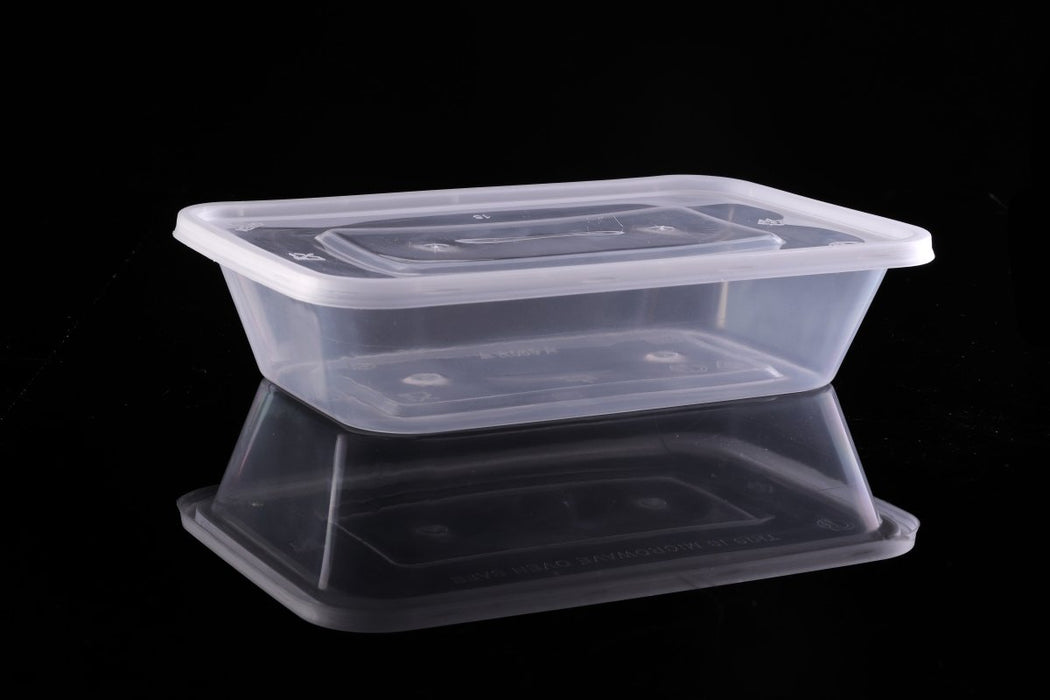 กล่องอาหาร 650ml มีฝาปิด PPใส (300ใบ) Food Grade กล่องอาหารเข้าไมโครเวฟได้ - LUCKYFRIEND Thailand
