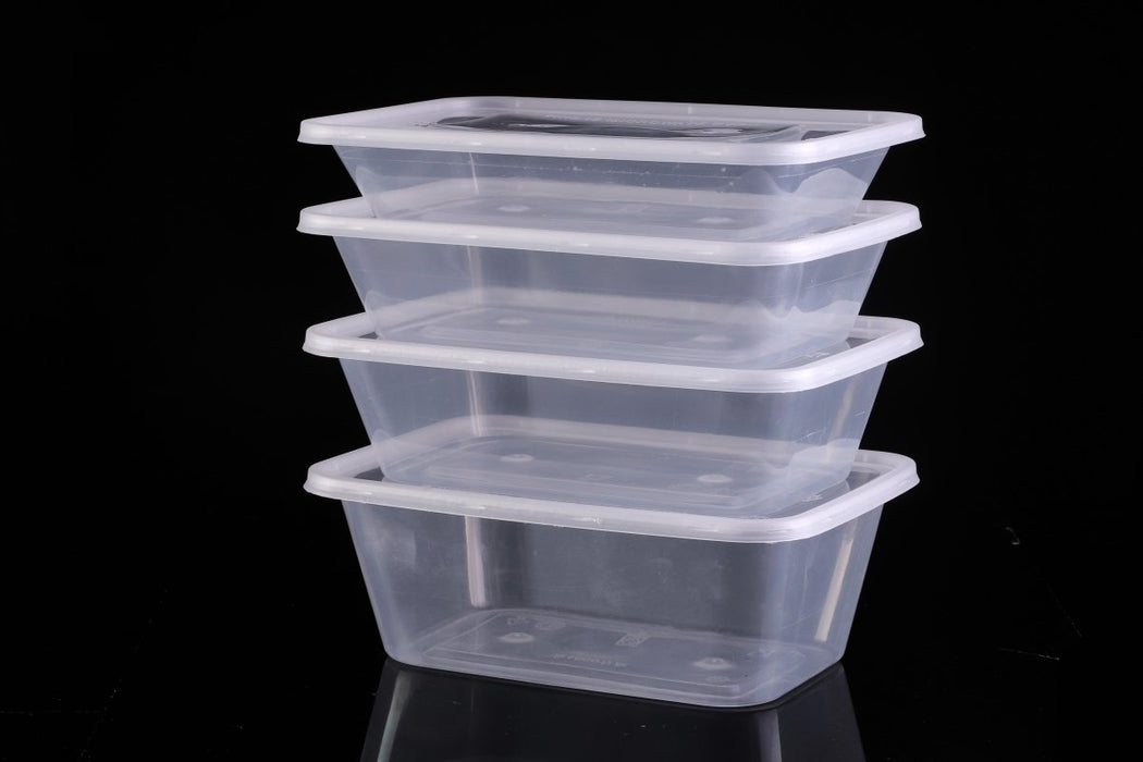 กล่องอาหาร 750ml มีฝาปิด PPใส (300ใบ) Food Grade กล่องอาหารเข้าไมโครเวฟได้ - LUCKYFRIEND Thailand