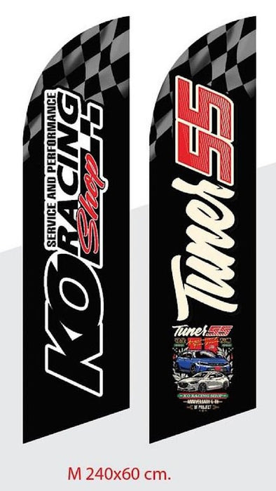 Beach Flag Size XL 1 ด้าน ธงชายหาด ผู้ผลิตธงชายหาด ป้าย ธงชายหาด - LUCKYFRIEND Thailand