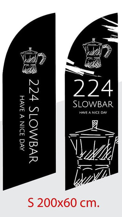 Beach Flag Size XL 1 ด้าน ธงชายหาด ผู้ผลิตธงชายหาด ป้าย ธงชายหาด - LUCKYFRIEND Thailand