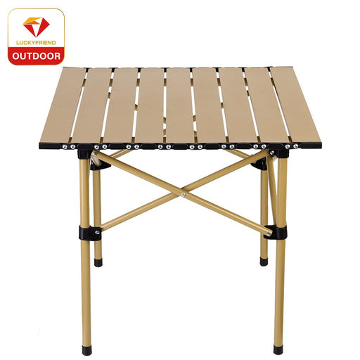 Luckyfriend โต๊ะแคมป์ปิ้ง ม้วนเก็บได้ โต๊ะปิกนิกพับเก็บได้ พกพาสะดวก - LUCKYFRIEND Thailand