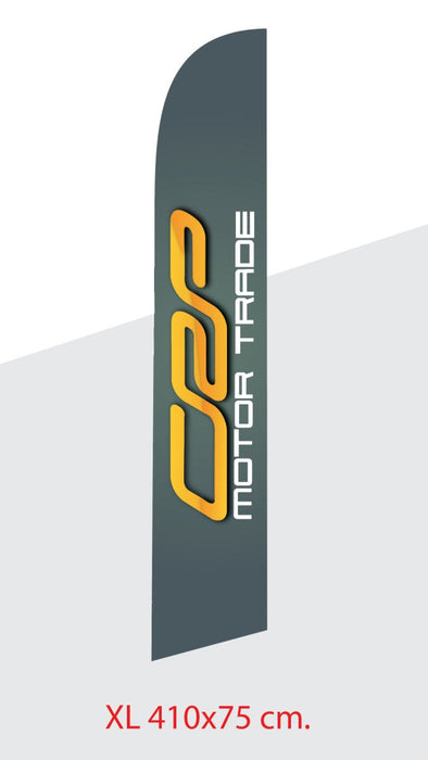 luckyfriend ธงชายหาด Beach Flag สั่งทำ ราคาถูก คุณภาพดี มี 4 ขนาด มีทั้งแบบด้านเดียวและสองด้านให้เลือก - LUCKYFRIEND Thailand