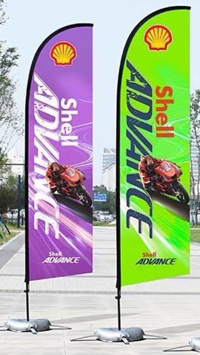 luckyfriend ธงชายหาด Beach Flag สั่งทำ ราคาถูก คุณภาพดี มี 4 ขนาด มีทั้งแบบด้านเดียวและสองด้านให้เลือก - LUCKYFRIEND Thailand