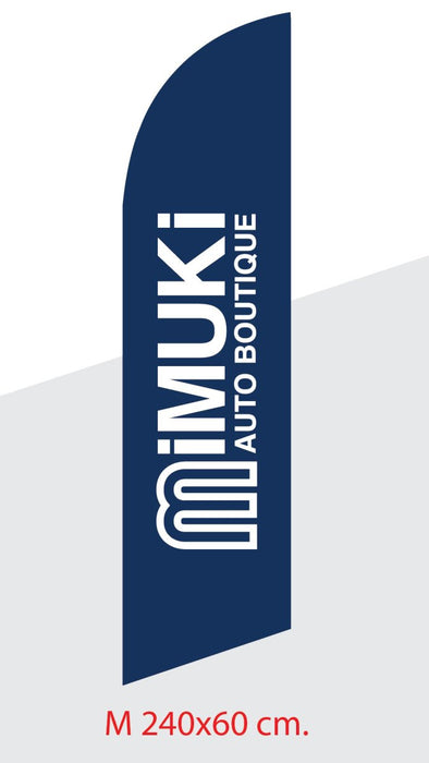 luckyfriend ธงชายหาด Beach Flag สั่งทำ ราคาถูก คุณภาพดี มี 4 ขนาด มีทั้งแบบด้านเดียวและสองด้านให้เลือก - LUCKYFRIEND Thailand