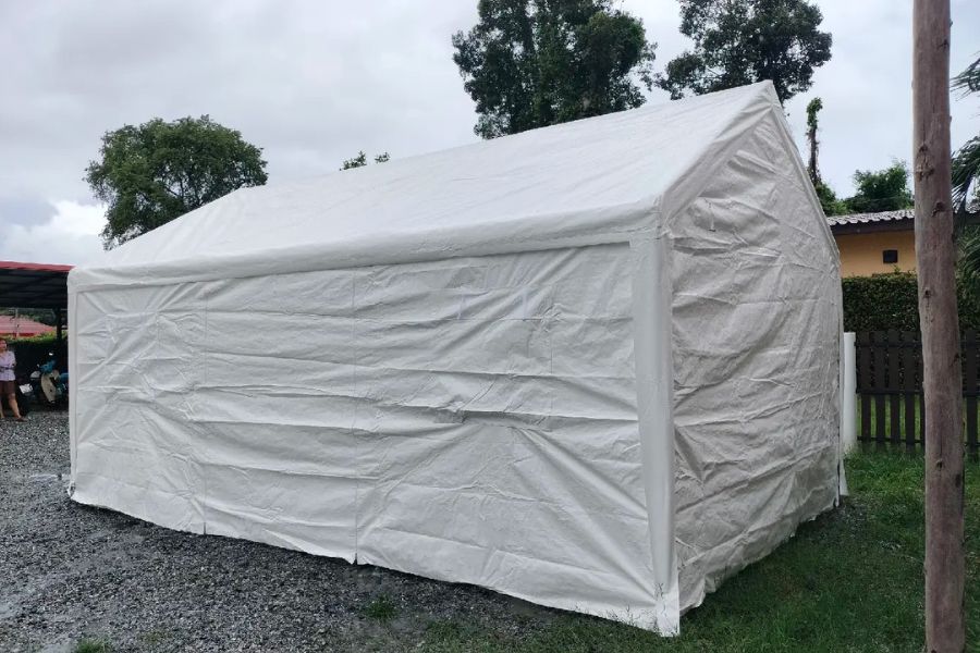 Luckyfriend ต็นท์ผ้าใบสีขาวขนาดใหญ่ G2PARTY 3x6 เมตร - LUCKYFRIEND Thailand