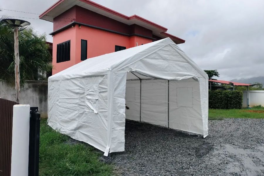 Luckyfriend ต็นท์ผ้าใบสีขาวขนาดใหญ่ G2PARTY 3x6 เมตร - LUCKYFRIEND Thailand