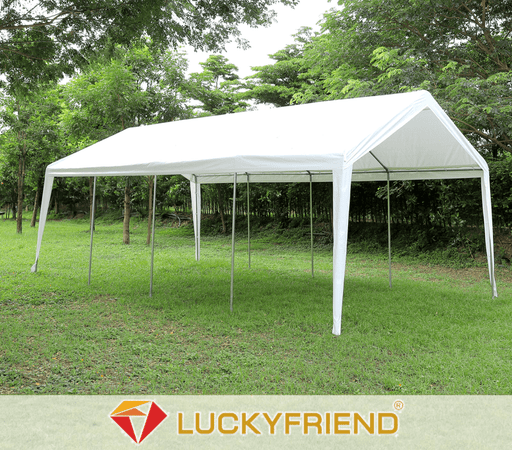 Luckyfriend ต็นท์ผ้าใบสีขาวขนาดใหญ่ G2PARTY 4x6 เมตร - LUCKYFRIEND Thailand