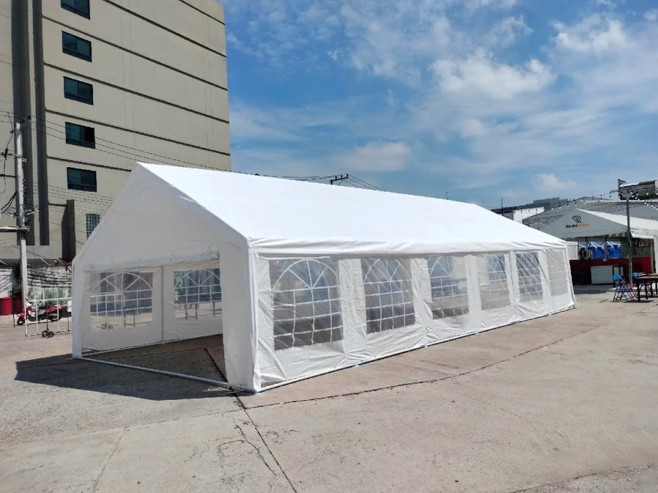 Luckyfriend ต็นท์ผ้าใบสีขาวขนาดใหญ่ G2PARTY 6x12 เมตร - LUCKYFRIEND Thailand