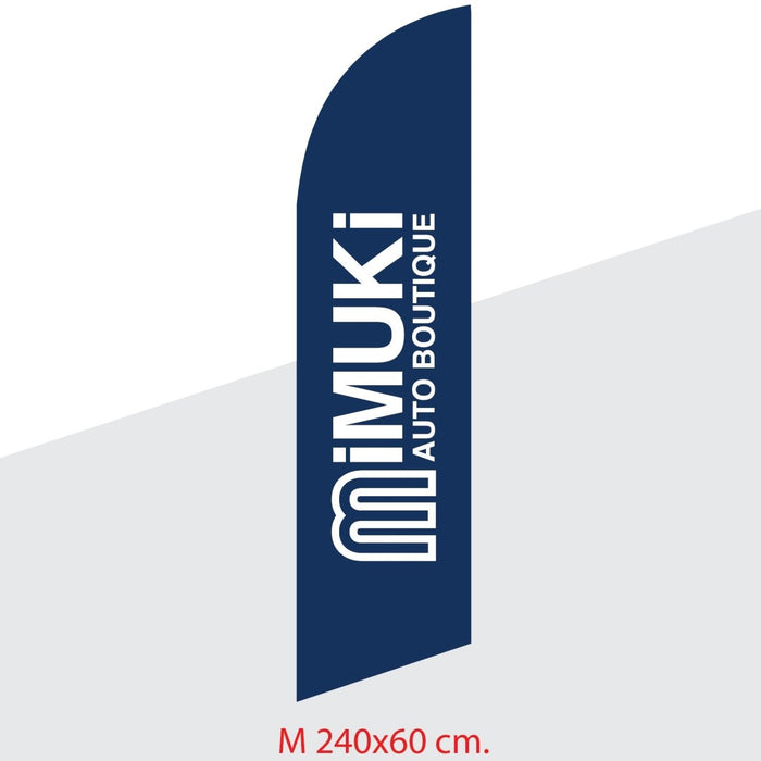 Beach Flag Size M 1 ด้าน ธงชายหาด ผู้ผลิตธงชายหาด ป้าย ธงชายหาด - LUCKYFRIEND Thailand