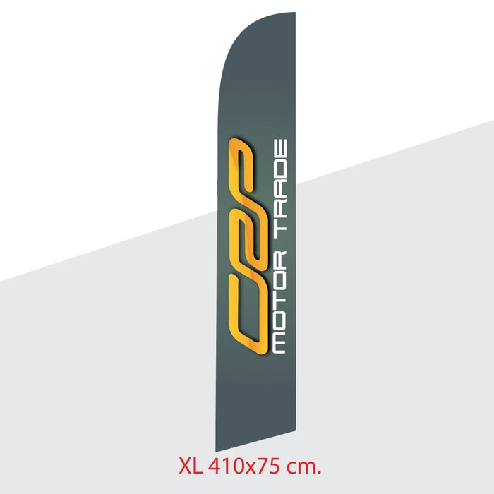 Beach Flag Size XL 1 ด้าน ธงชายหาด ผู้ผลิตธงชายหาด ป้าย ธงชายหาด - LUCKYFRIEND Thailand