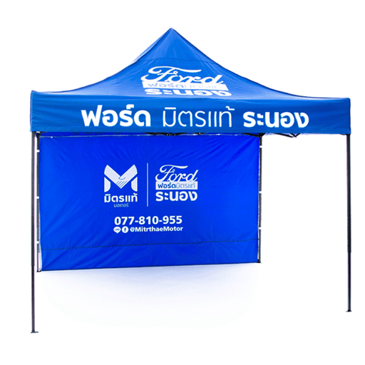 เต็นท์สกรีนโลโก้ HD Printing C3 Model 2 ขนาด 3x3 ผ้าใบ 900D - LUCKYFRIEND Thailand