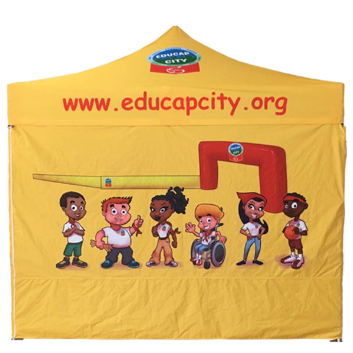 เต็นท์สกรีนโลโก้ SUB Printing ขนาด 3x3 Model 2 ผ้าใบ PU300Dx300D - LUCKYFRIEND Thailand