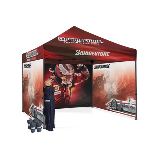 เต็นท์สกรีนโลโก้ SUB Printing ขนาด 3x3 Model 4 ผ้าใบ PU300Dx300D - LUCKYFRIEND Thailand