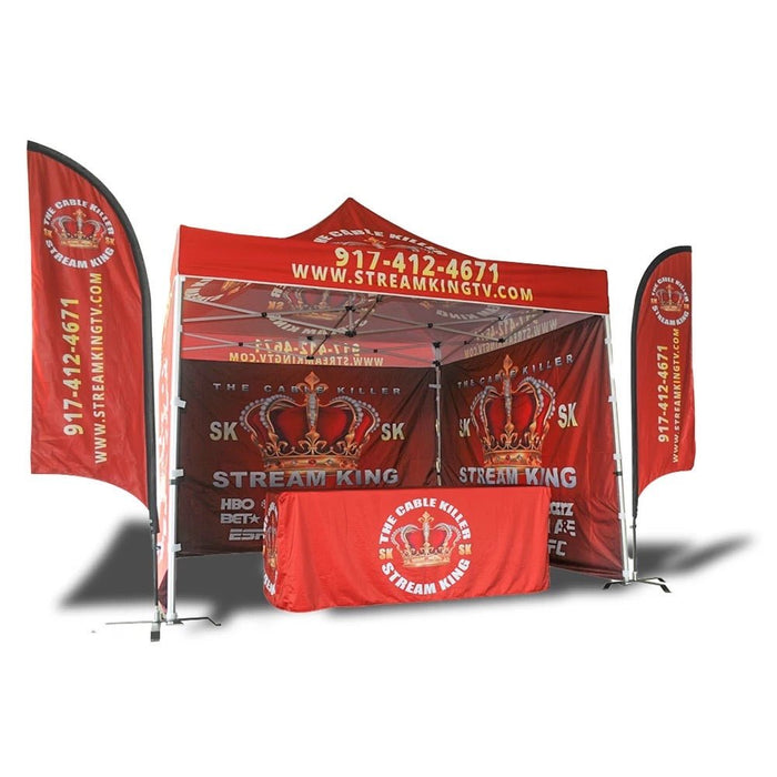 เต็นท์สกรีนโลโก้ SUB Printing ขนาด 3x3 Model Set ผ้าใบ PU300Dx300D - LUCKYFRIEND Thailand