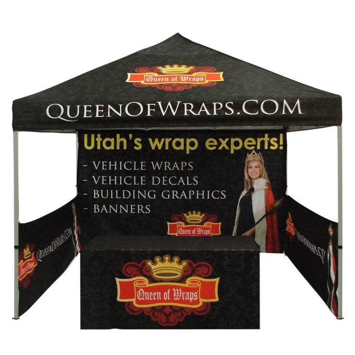 เต็นท์สกรีนโลโก้ SUB Printing ขนาด 3x3 Model Set ผ้าใบ PU300Dx300D - LUCKYFRIEND Thailand