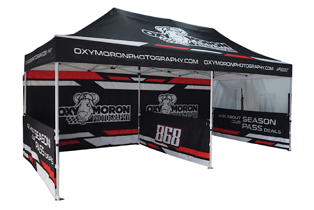 เต็นท์สกรีนโลโก้ SUB Printing ขนาด 3x6 Model 3 ผ้าใบ PU300Dx300D - LUCKYFRIEND Thailand