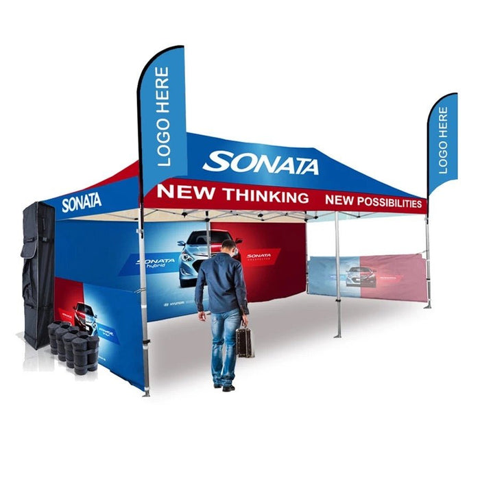 เต็นท์สกรีนโลโก้ SUB Printing ขนาด 3x6 Model Set ผ้าใบ PU300Dx300D - LUCKYFRIEND Thailand