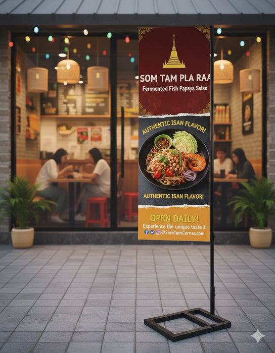 ผ้าธงญี่ปุ่น พิมพ์ 1 ด้าน J - Flag ขนาด 180x50 cm. พิมพ์อิงค์เจ็ทสีสดคมชัด - LUCKYFRIEND Thailand