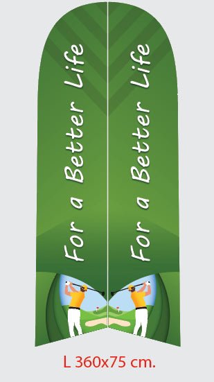 Beach Flag ธงชายหาด ผู้ผลิตธงชายหาด ป้าย ธงชายหาด - LUCKYFRIEND Thailand