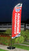 Beach Flag Exclusive ธงชายหาด พิมพ์ 2 ด้าน ขนาด M - LUCKYFRIEND Thailand