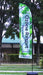 Beach Flag Size L 1 ด้าน ธงชายหาด ผู้ผลิตธงชายหาด ป้าย ธงชายหาด - LUCKYFRIEND Thailand