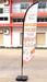 Beach Flag Size M 2 ด้าน ธงชายหาด ผู้ผลิตธงชายหาด ป้าย ธงชายหาด - LUCKYFRIEND Thailand