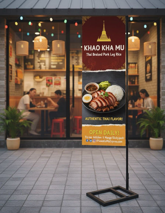 ธงเมนูอาหาร J - FLAG | ป้ายธงญี่ปุ่นสำหรับร้านอาหารไทย | LUCKYFRIEND Thailand - LUCKYFRIEND Thailand