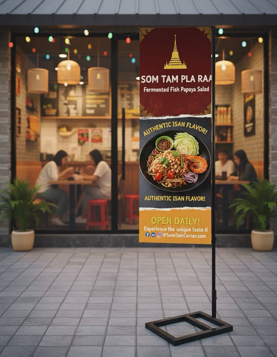 ธงเมนูอาหาร J - FLAG | ป้ายธงญี่ปุ่นสำหรับร้านอาหารไทย | LUCKYFRIEND Thailand - LUCKYFRIEND Thailand