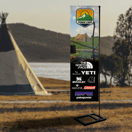 Luckyfriend ป้ายธงญี่ปุ่น พิมพ์ 2 ด้าน J - Flag ขนาด 180x50 cm. โครงเหล็กแข็งแรง เคลือบกันสนิม พร้อมออกแบบพิมพ์อิงค์เจ็ทสีสดคมชัด - LUCKYFRIEND Thailand