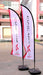 luckyfriend ธงชายหาด Beach Flag สั่งทำ ราคาถูก คุณภาพดี มี 4 ขนาด มีทั้งแบบด้านเดียวและสองด้านให้เลือก - LUCKYFRIEND Thailand