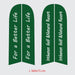 Beach Flag Size L 2 ด้าน ธงชายหาด ผู้ผลิตธงชายหาด ป้าย ธงชายหาด - LUCKYFRIEND Thailand
