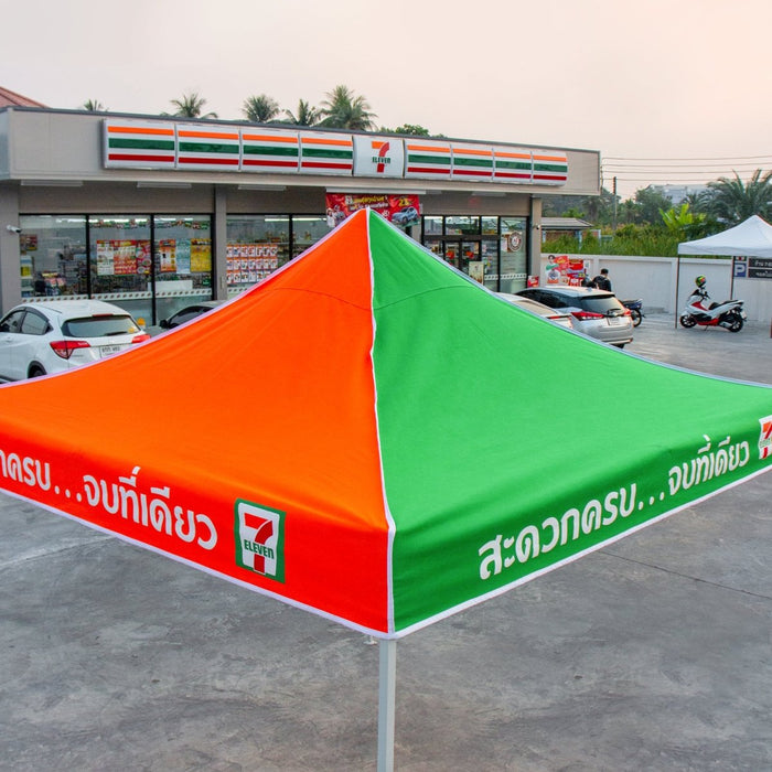 เต็นท์สกรีนโลโก้ HD Printing C3 Model 1 ขนาด 3x3 ผ้าใบ 900D - LUCKYFRIEND Thailand