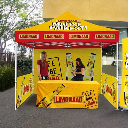 เต็นท์สกรีนโลโก้ SUB Printing ขนาด 3x3 Model Set ผ้าใบ PU300Dx300D - LUCKYFRIEND Thailand
