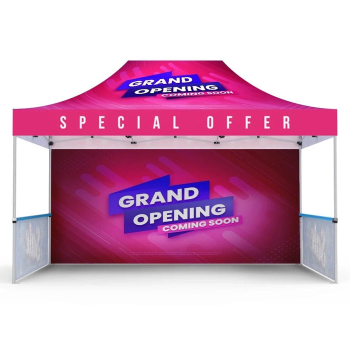 เต็นท์สกรีนโลโก้ SUB Printing ขนาด 3x4.5 Model 3 ผ้าใบ PU300Dx300D - LUCKYFRIEND Thailand
