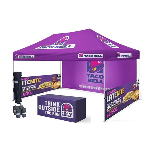 เต็นท์สกรีนโลโก้ SUB Printing ขนาด 3x4.5 Model Set ผ้าใบ PU300Dx300D - LUCKYFRIEND Thailand